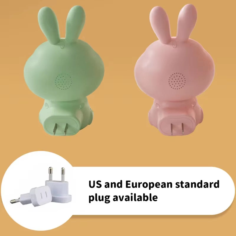 Cartoon Cute Rabbit Night Lamp Dimmable Touch Sensor Rechargeable LED Night Light Bedroom Decor Birthday Gift for Kid Baby