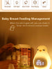 Cute LED Penguin Night Light, Alarm Clock, Silicone Bedside Lamp with Clock, Rechargeable Sleeping Lamp for Girls and Boy Room