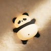 USB Rechargeable LED Night Light Panda Cartoon Animal Silicone Lamp Timing Bedside Decor Kids Sleep Nightlight Birthday Gifts