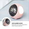 Pixel Alarm Clock Digital Clocks Lovely Kids Sleep Expression PC LED Student